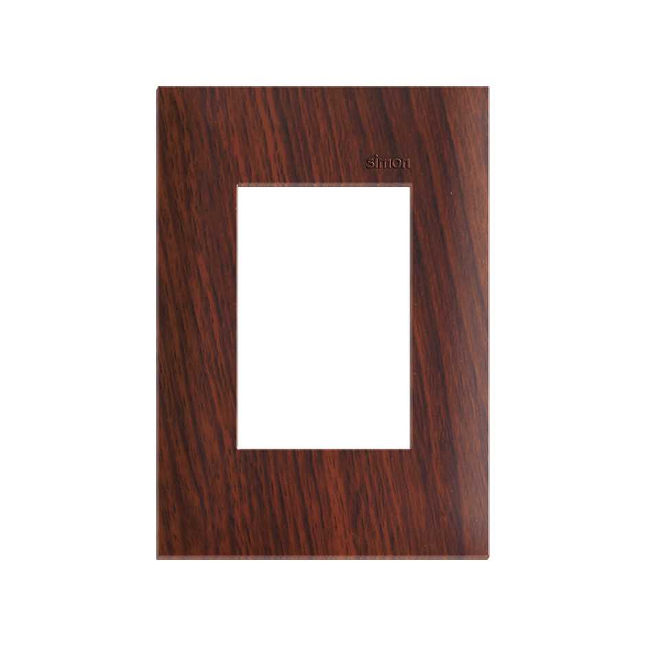 Placa de 3 postos 4x2 tabaco Simon 35