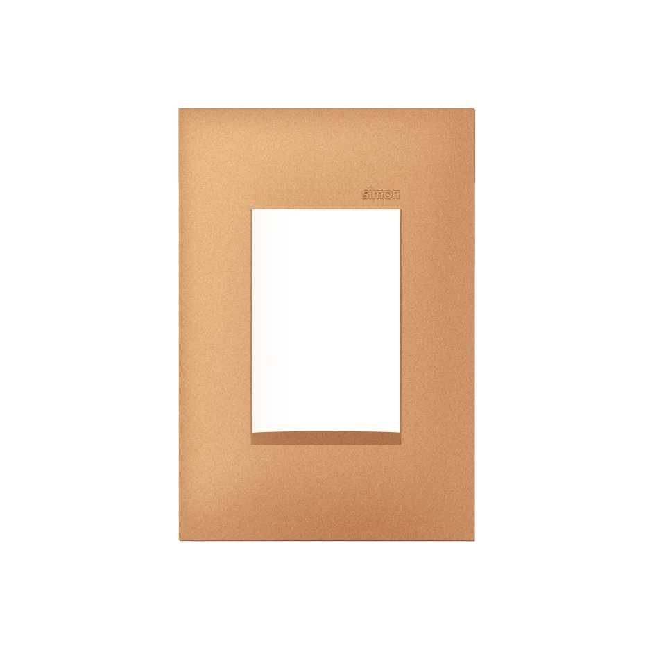 Placa de 3 posto 4x2 rosé Simon 35