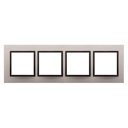 Cadre 4 éléments métal satin dusk  Simon 54 Nature