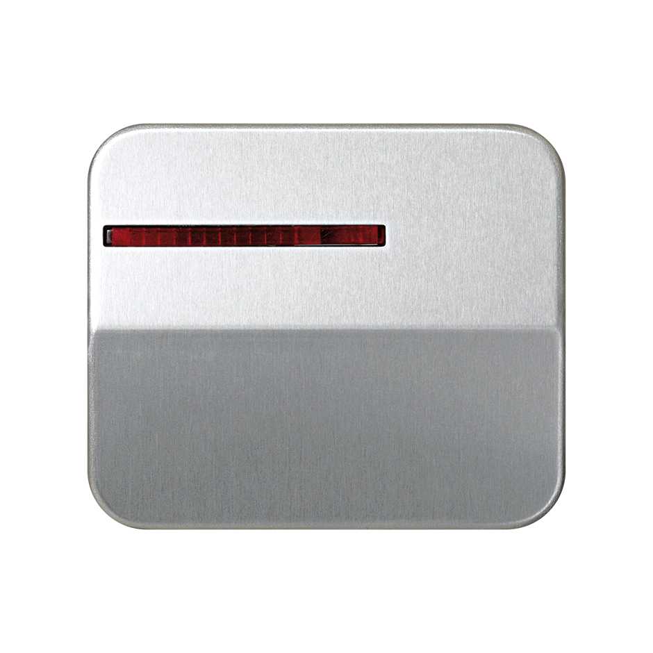 Single rocker for switches with pilot light aluminium Simon 75