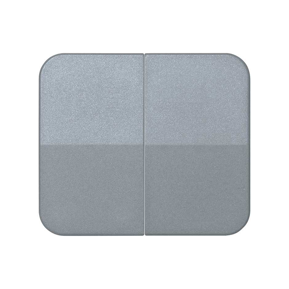 Tecla dupla para mecanismos de comando cinza Simon 75