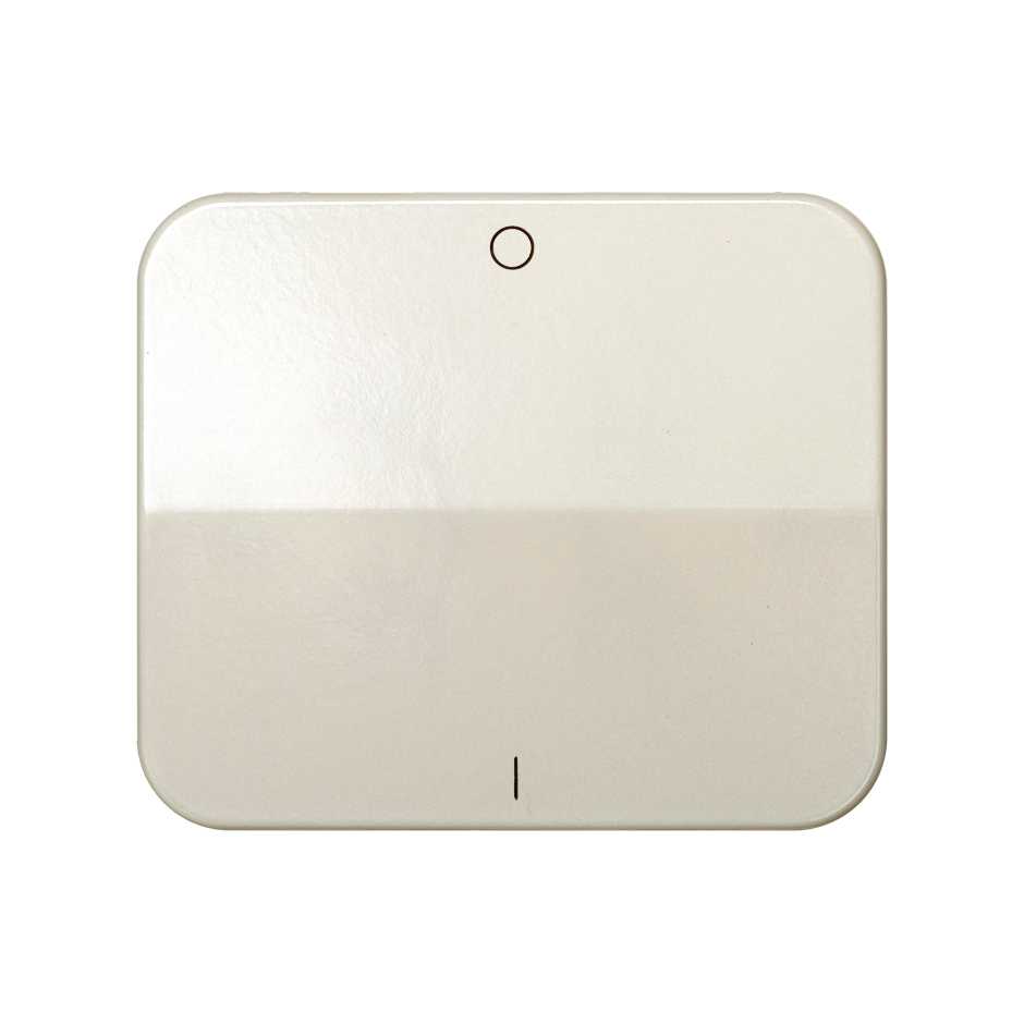 Single rocker for double-pole switch with I/O symbol white Simon 75