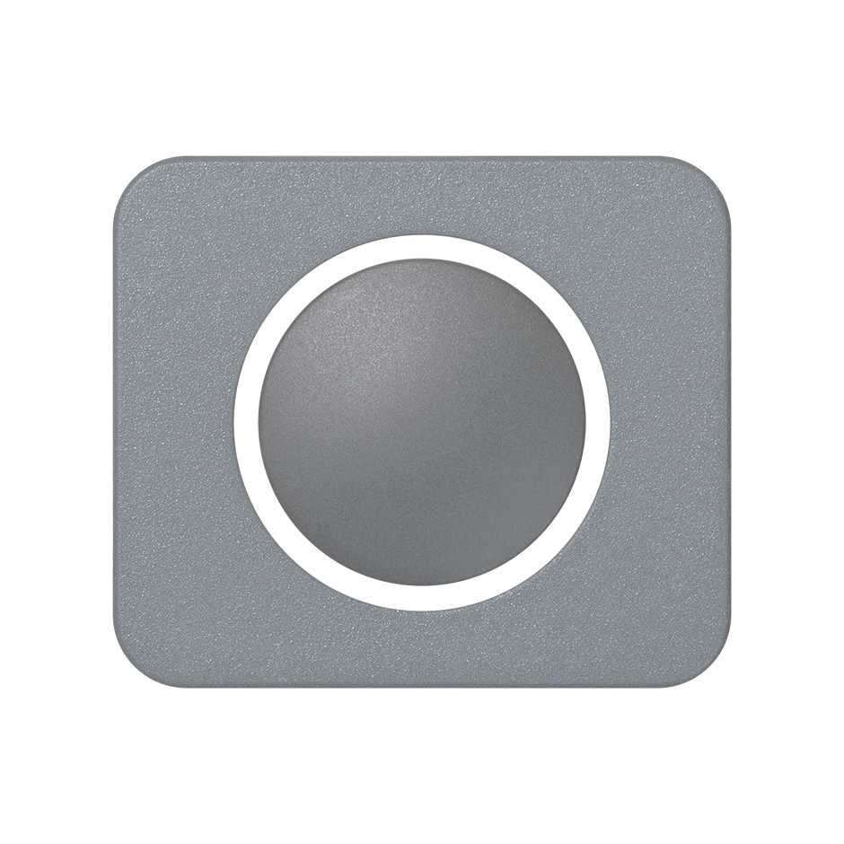 Plate for electronic touch mechanisms with blue light grey Simon 75