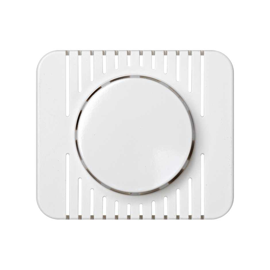 Plate for electronic rotary voltage regulator up to 1000W/VA white Simon 75