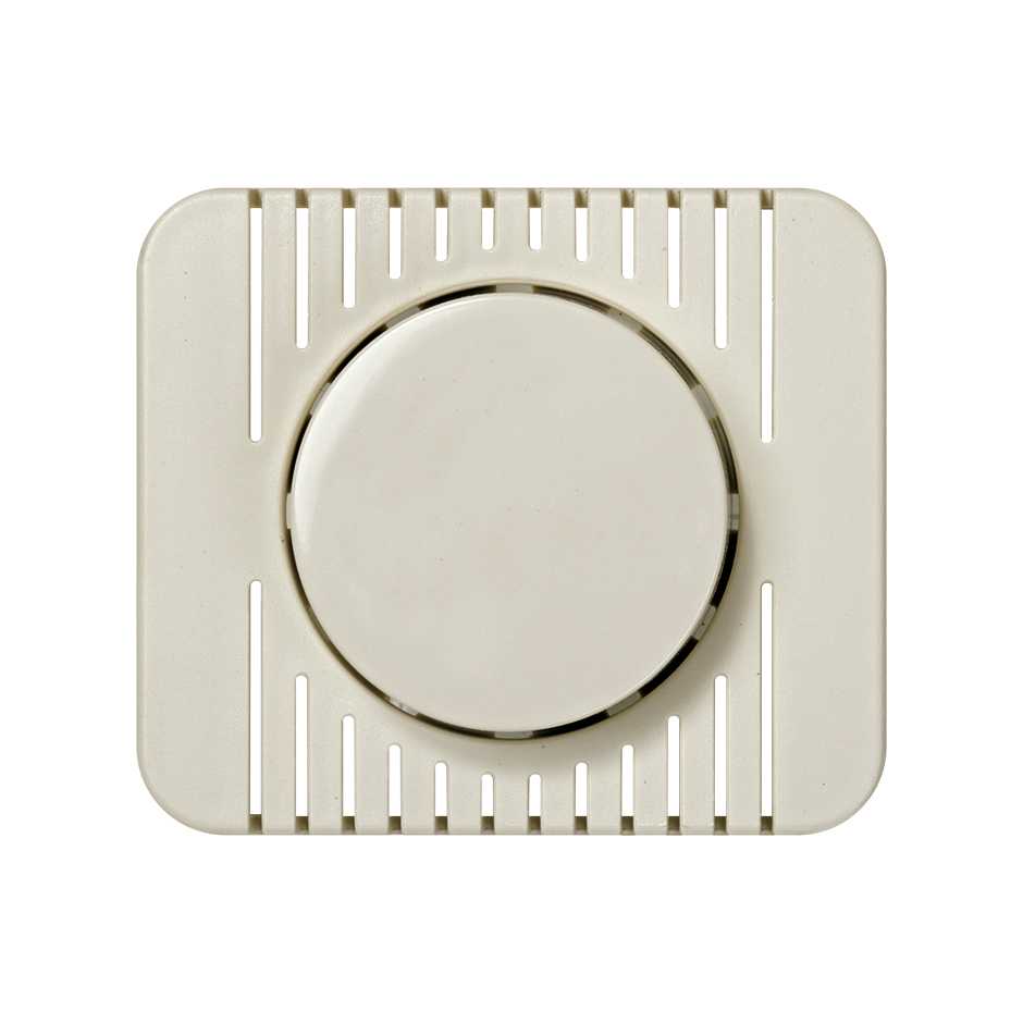 Placa para el regulador electrónico de tensión giratorio hasta 1000W/VA marfil Simon 75