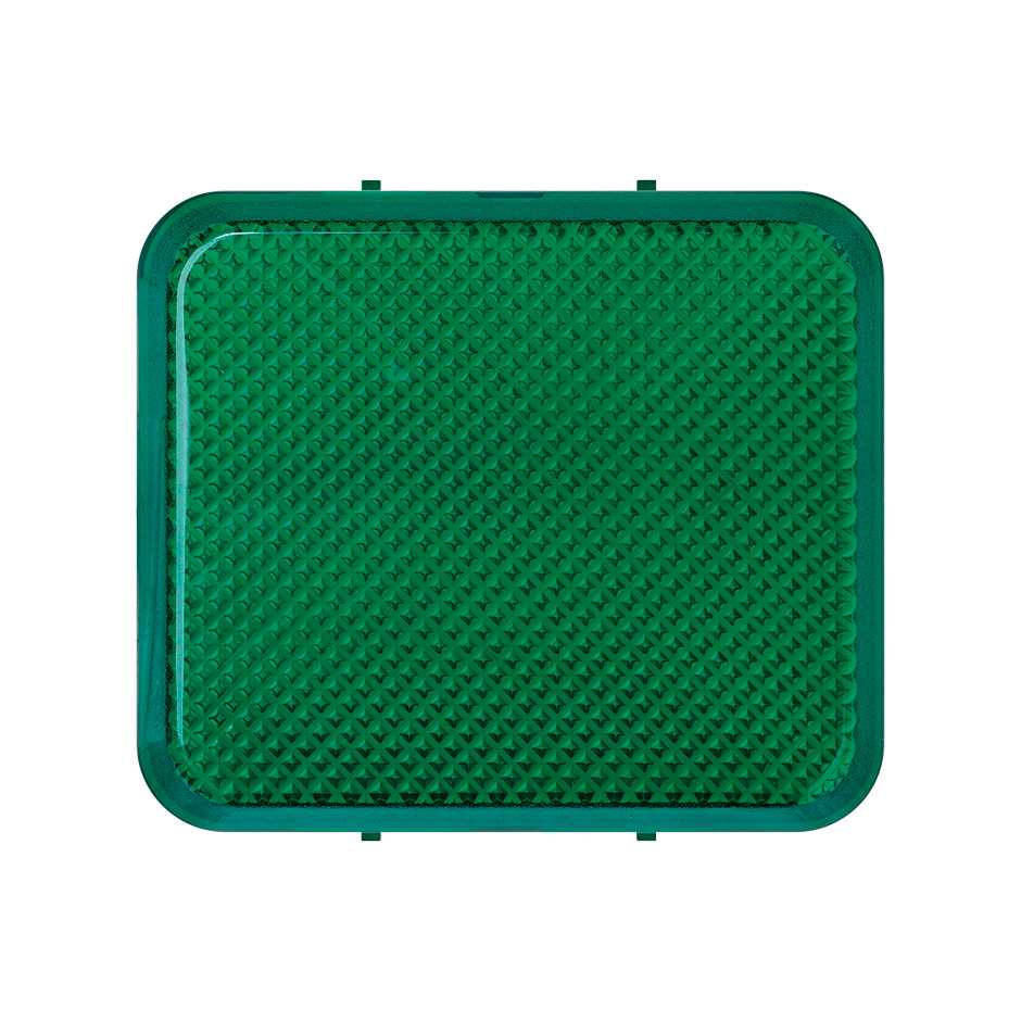 Tapa difusora verde para señalizador luminoso Simon 75