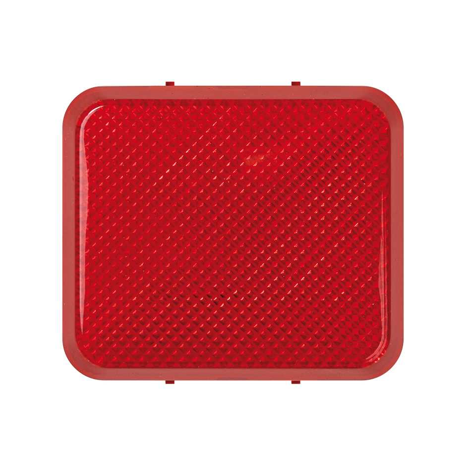 Tapa difusora roja para señalizador luminoso Simon 75