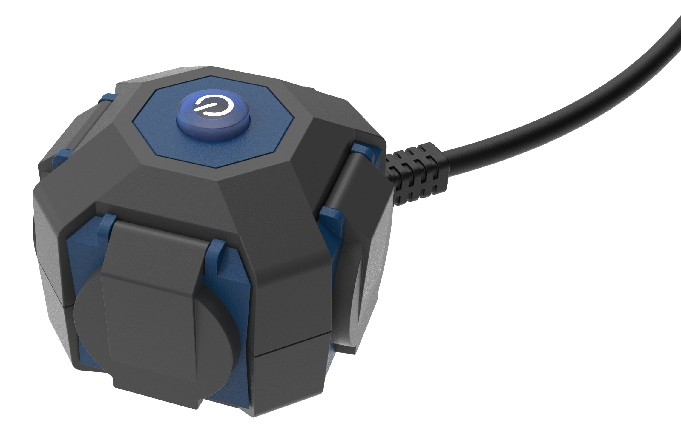 EXTENSION CORD EXPERT 1.4M H07RN-F 3G1.5MM² 16A 230V~ BLACK/BLUE SIMON
