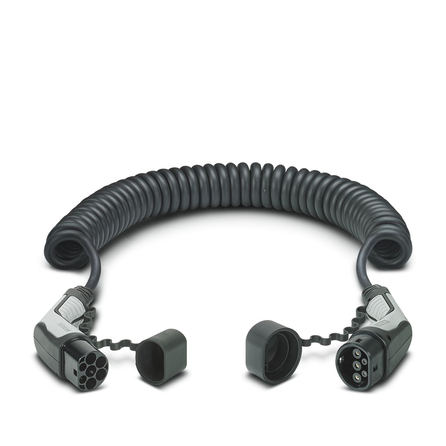 4m spiral cable T2-T2 (m - f) 32A Single-phase