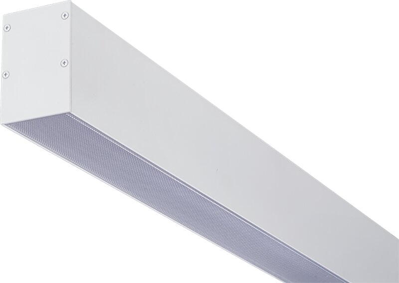 Surface/Suspended Luminaire 1600mm DALI White Microprismatic CRI80 4000K