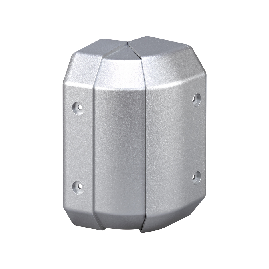 Accesorio ángulo exterior variable para canal Cablomax 130x55mm de aluminio