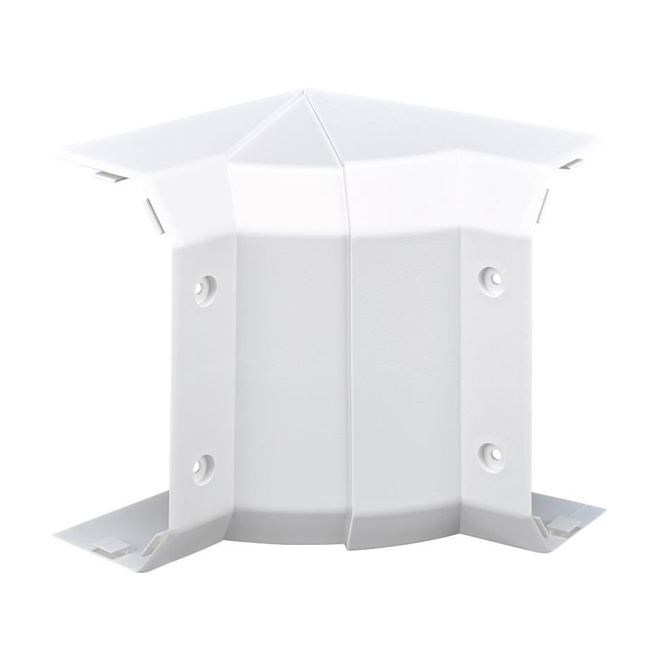 Accesorio ángulo interior variable para canal Cablomax 130x55mm de PVC