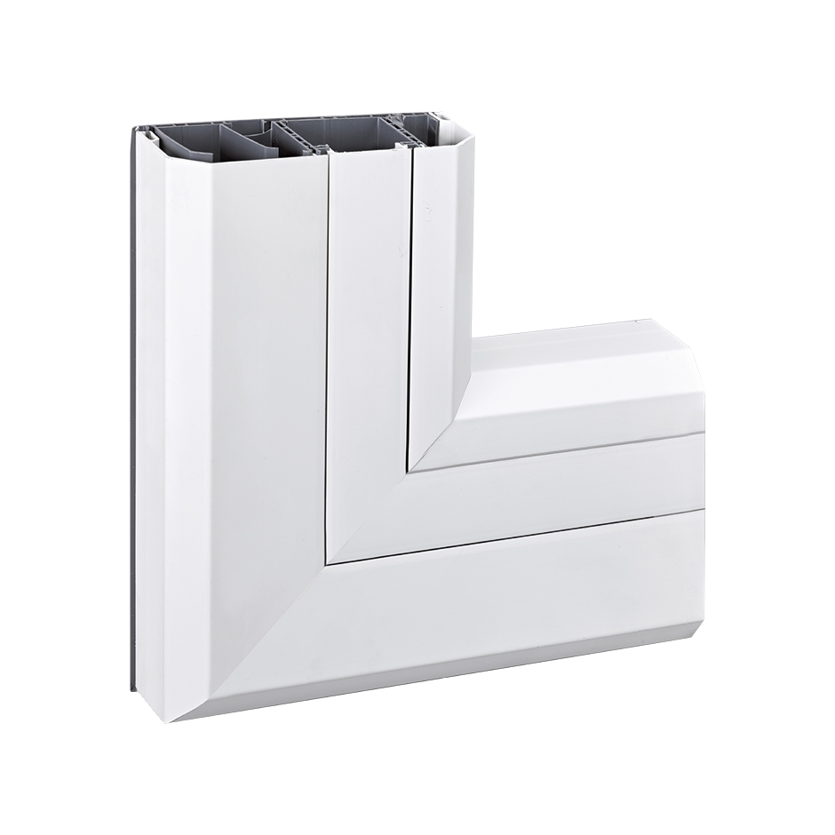 Accesorio ángulo plano ascendente para canal Cablomax 170x55mm de PVC