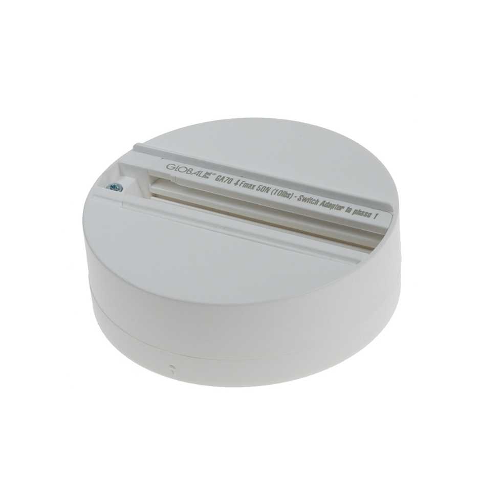 Surface-mounted base for spotlight Black