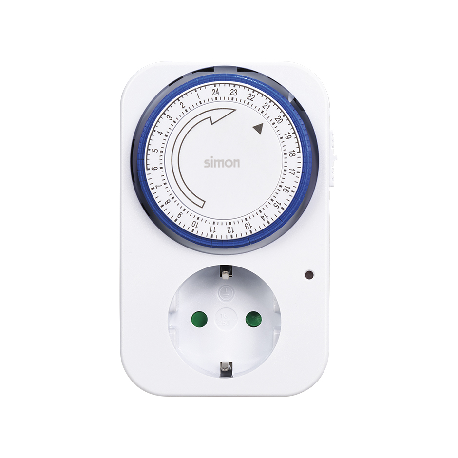 PROGRAMADOR ANALÓGICO DIARIO 16A 230V/50HZ BLANCO SIMON