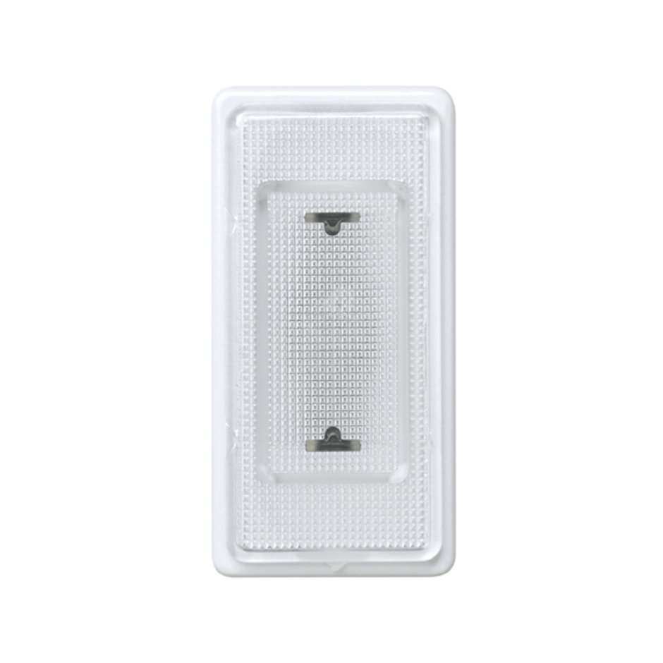 Signal light for half element with E10 miniature screw white and non-coloured diffuser cover Simon 27 Play