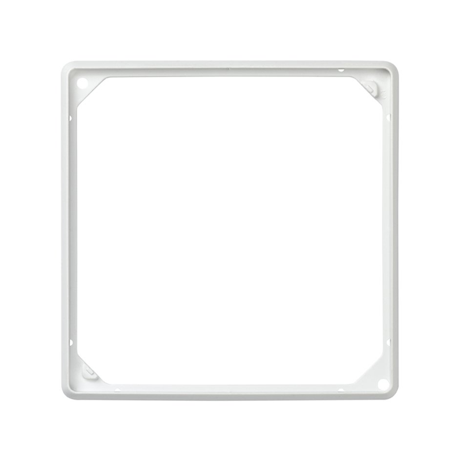 Trim frame for 1 element snow white Simon 27