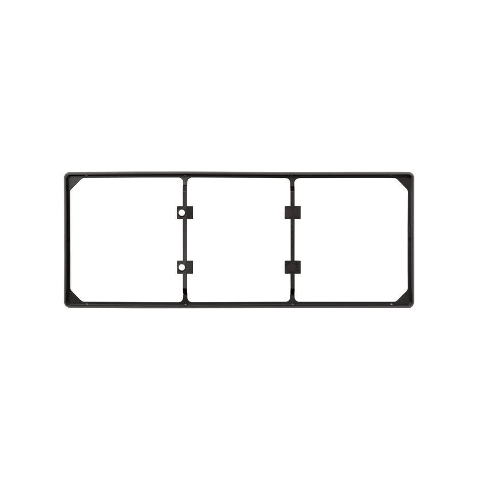 Trim frame for 3 elements brown Simon 27