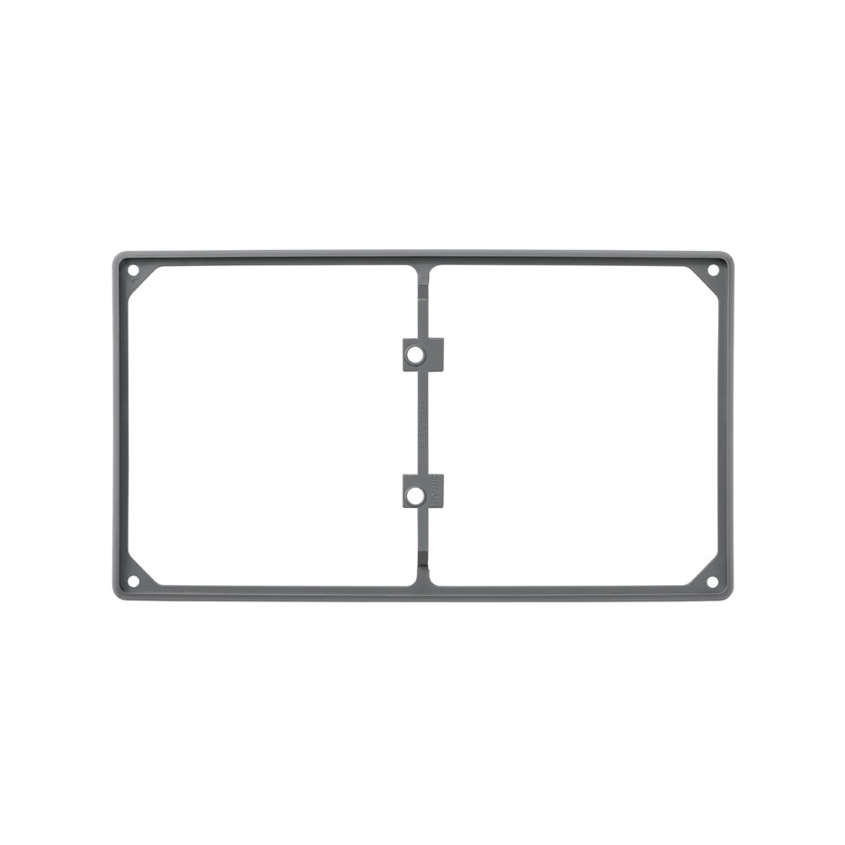 Trim frame for 2 elements grey Simon 27