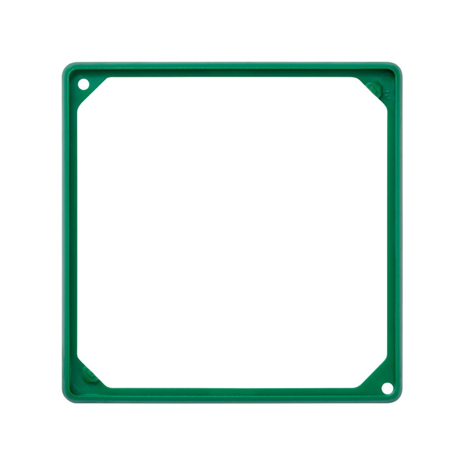 Trim frame for 1 element green Simon 27