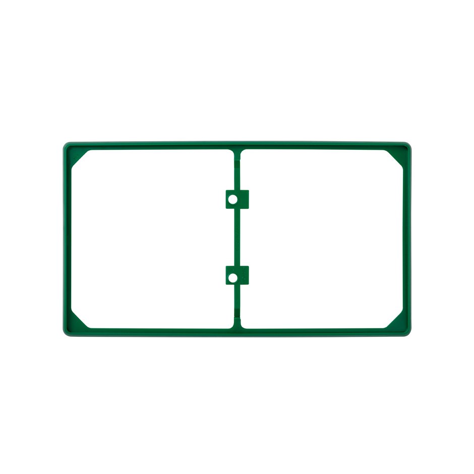 Trim frame for 2 elements green Simon 27