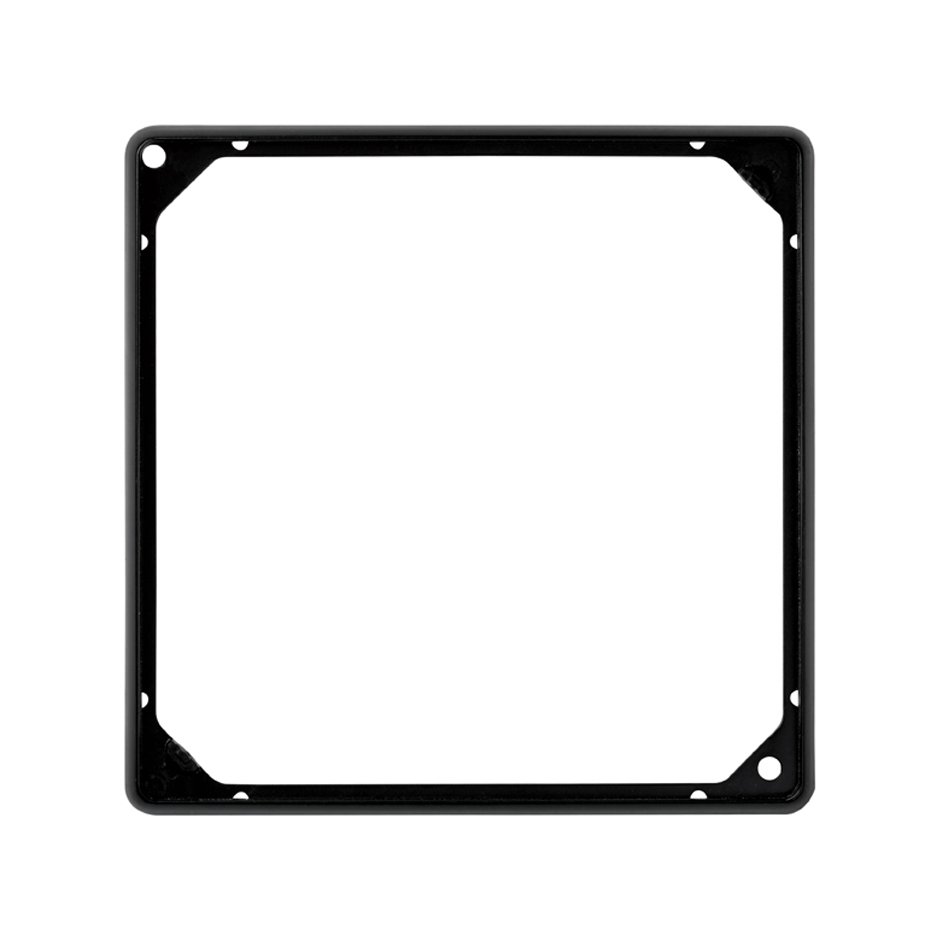 Trim frame for 1 element black Simon 27
