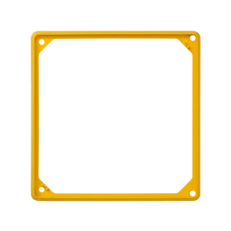 Trim frame for 1 element yellow Simon 27