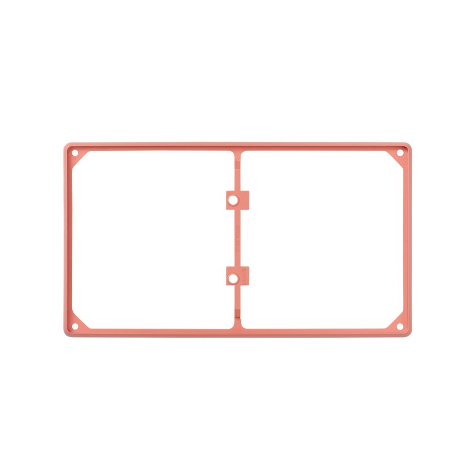Trim frame for 2 elements pink Simon 27