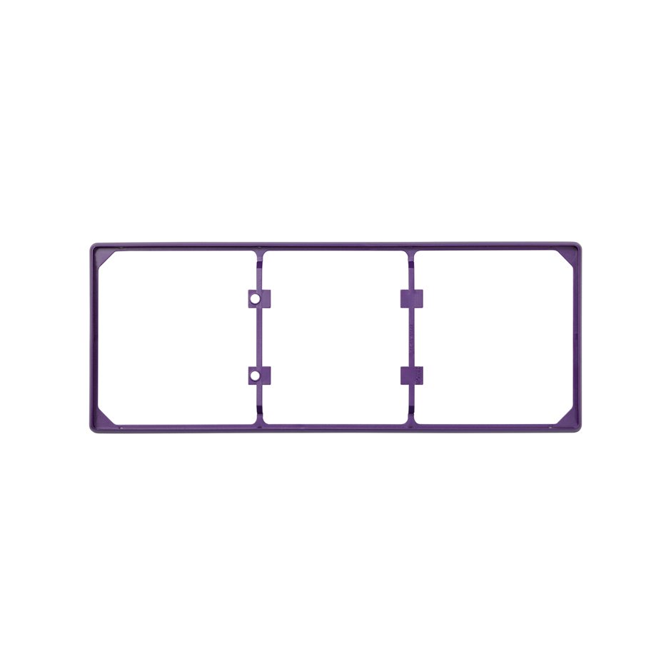Trim frame for 3 elements purple Simon 27