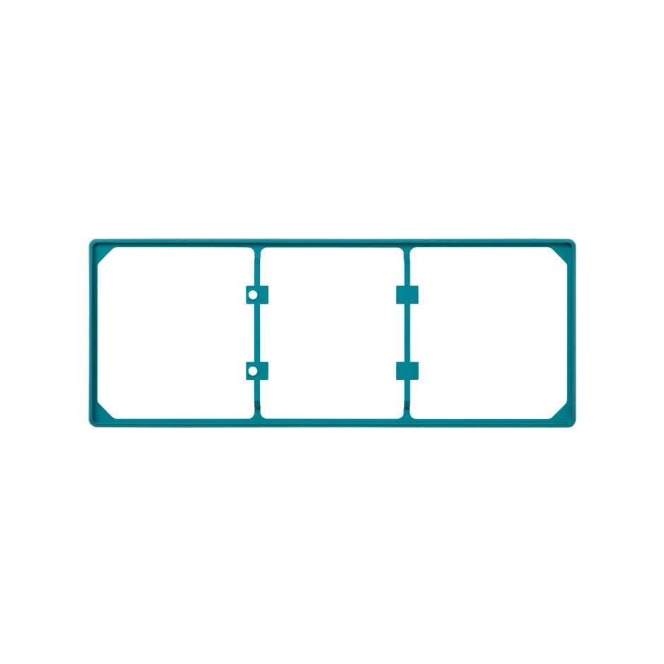 Trim frame for 3 elements (6 modules) mint Simon 27