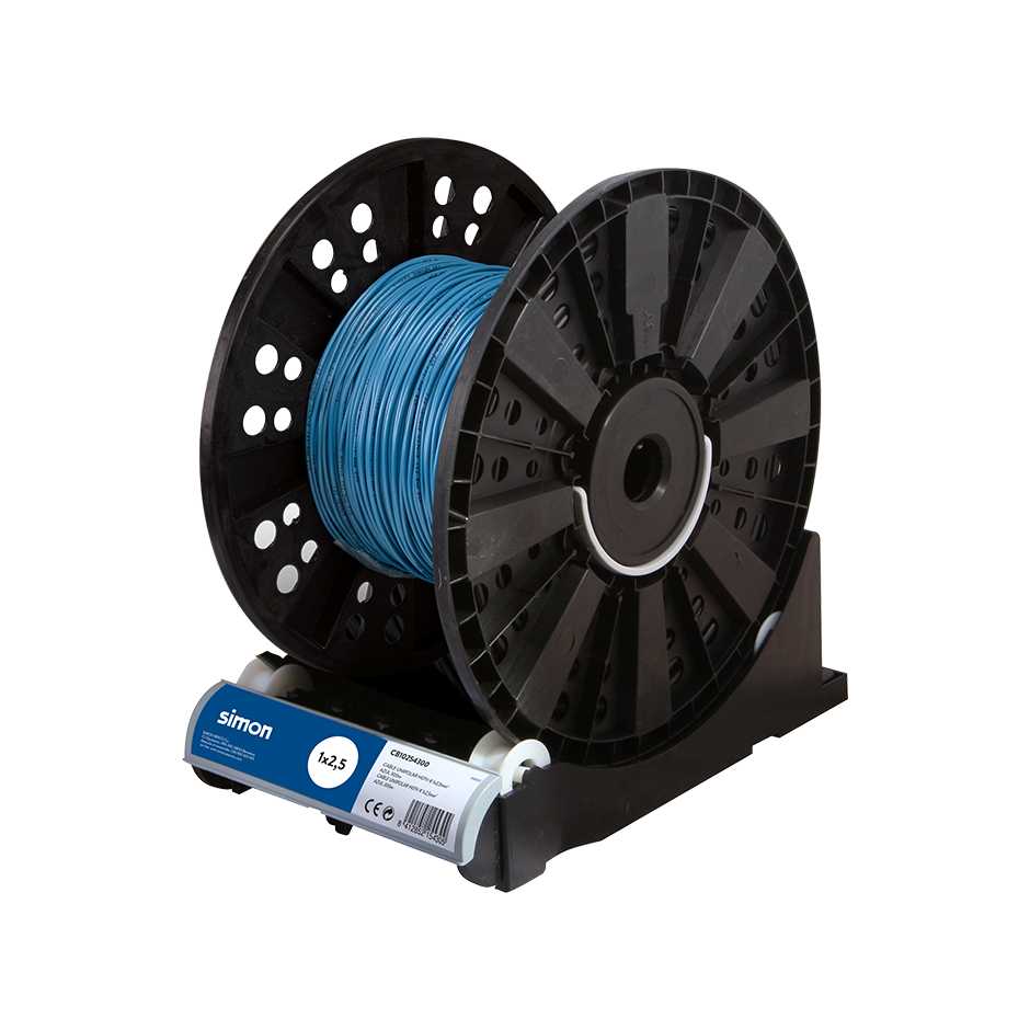 CABLE UNIPOLAR H07V-K 1x2,5MM² 300 METROS AZUL Simon