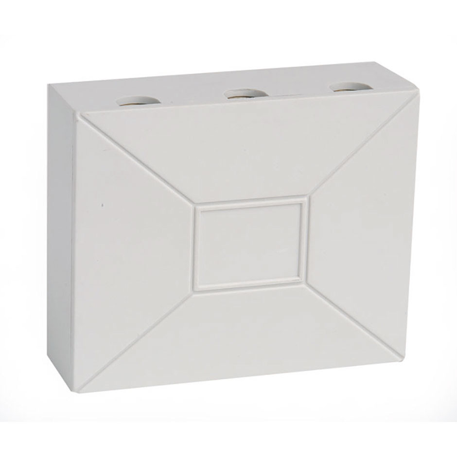 CAJA DISTRIBUIDORA TV 1 ENTRADA CON 4 SALIDAS BLANCA Simon Brico