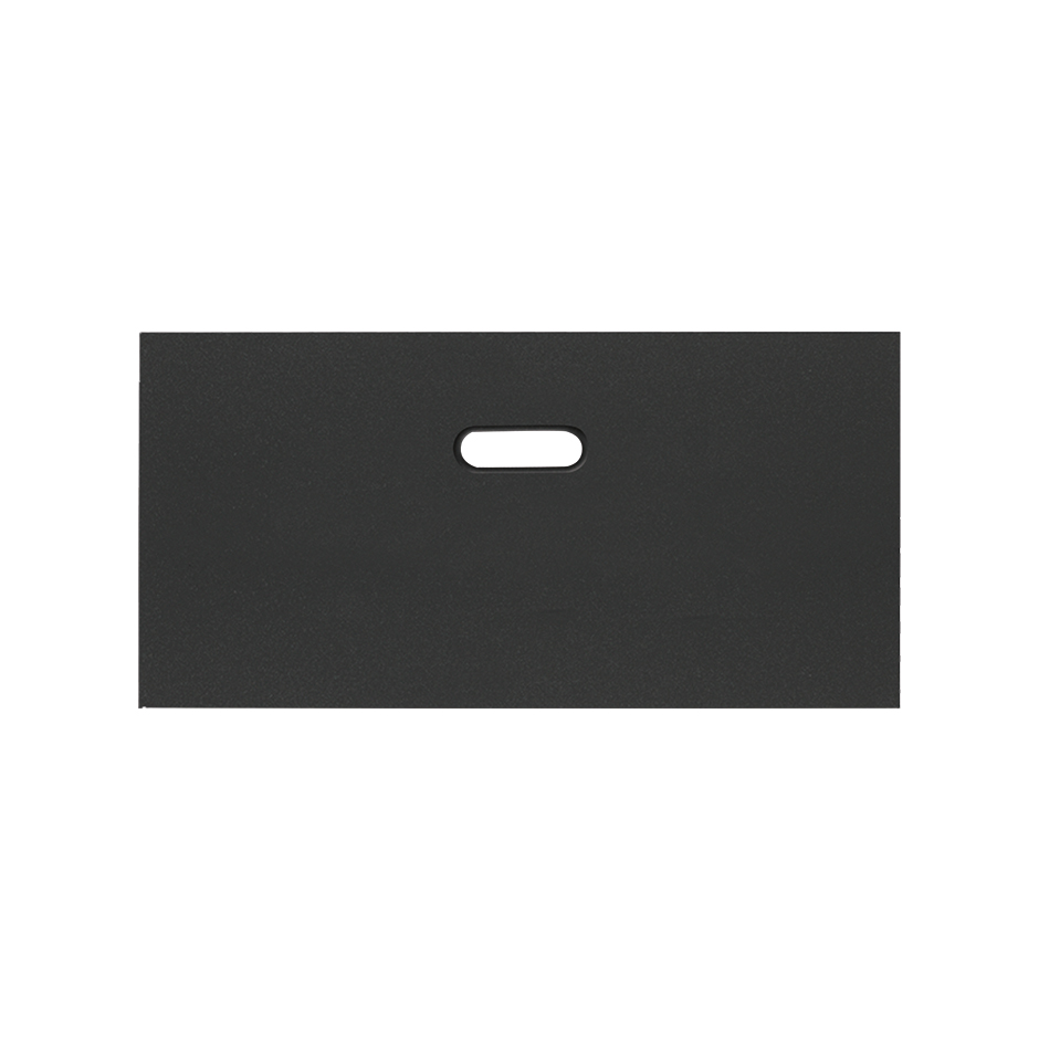 Cover for USB charger 1 C port Matt black Simon 100