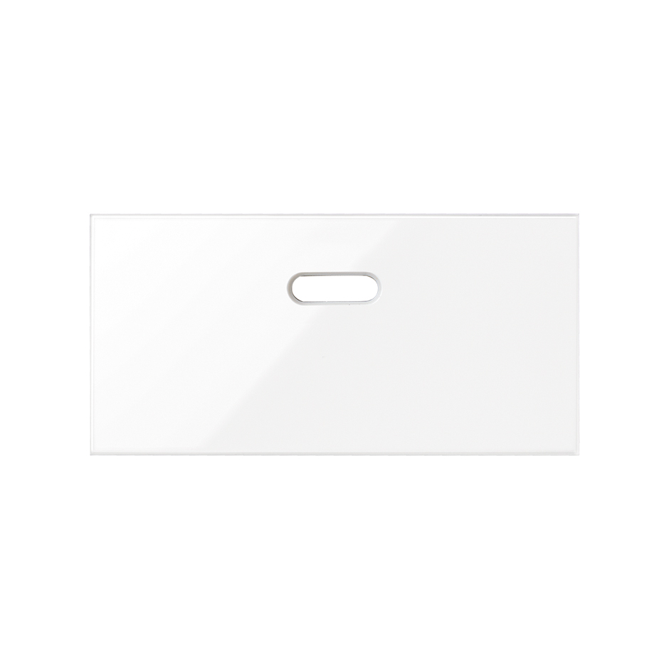 Cover for USB charger 1 C port Gloss white Simon 100