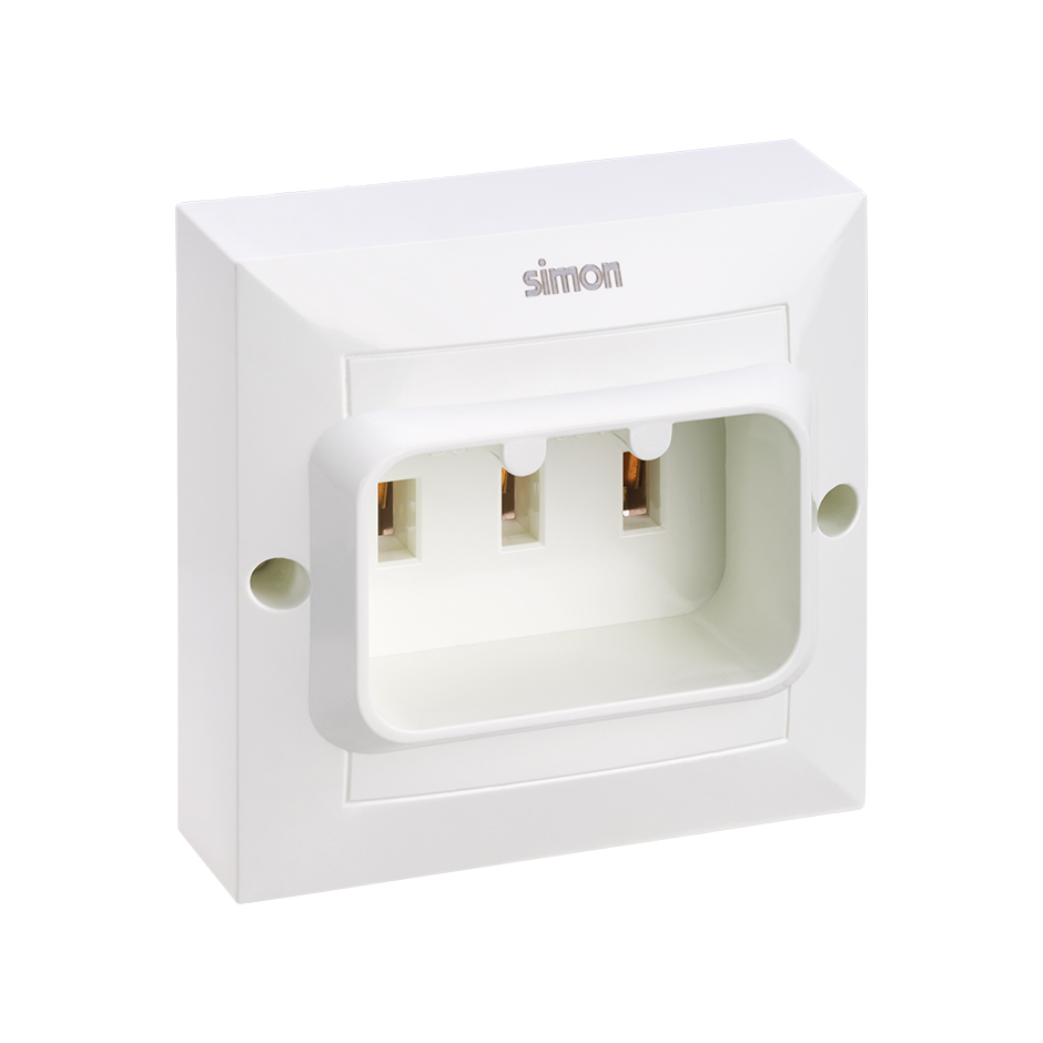Base de tomada branca para cozinha 2P+T 25 A 250 V Simon