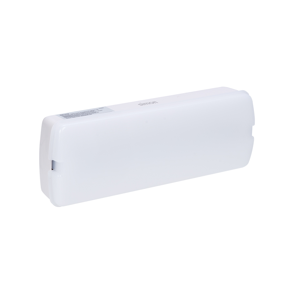LUMINARIA DE EMERGENCIA LED 200 LÚMENES A BATERÍA IP20 SIMON