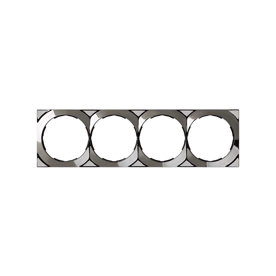 Frame square for 4 elements steel Simon 88
