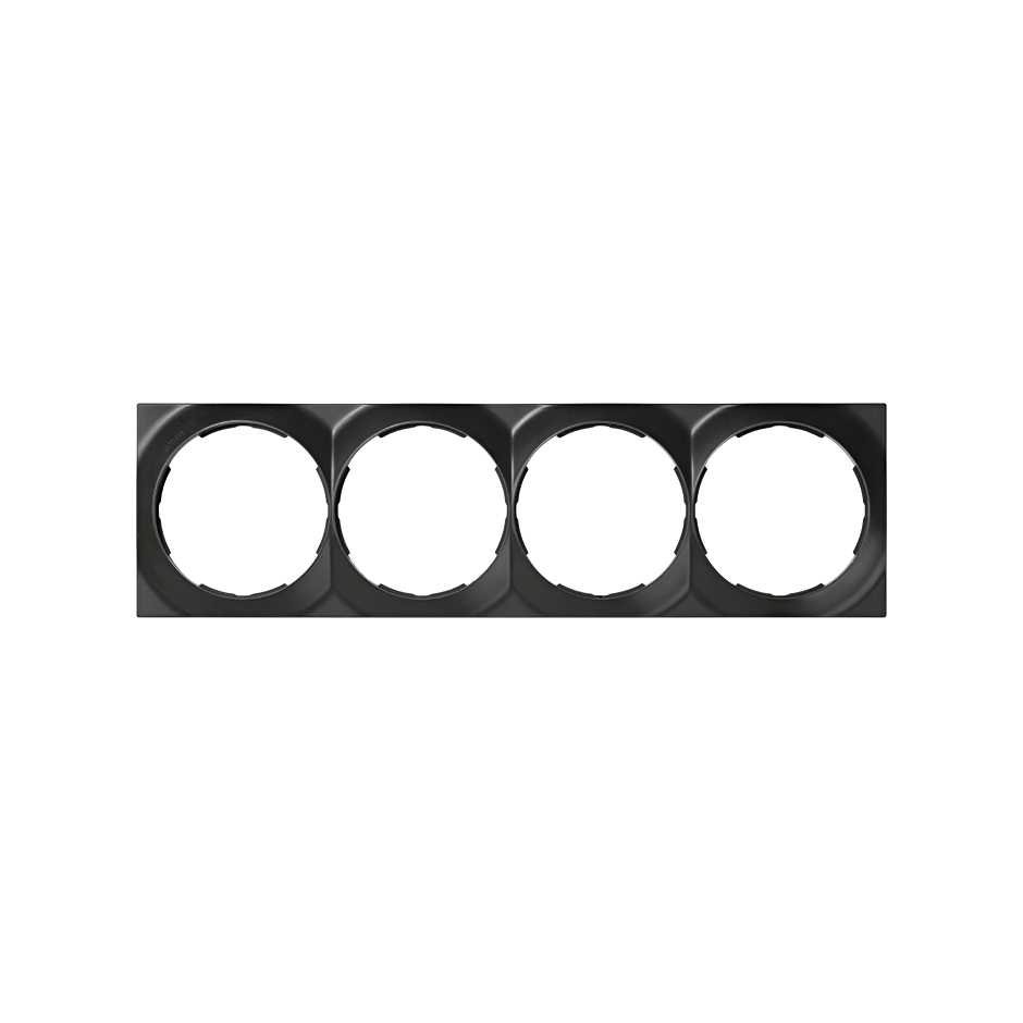 Frame square for 4 elements graphite Simon 88
