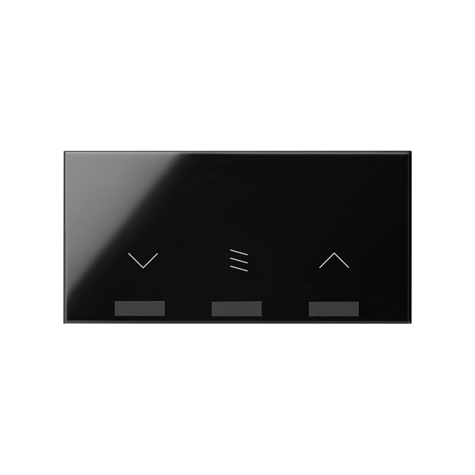 Touche volets/lames noir brillant iO Simon 100