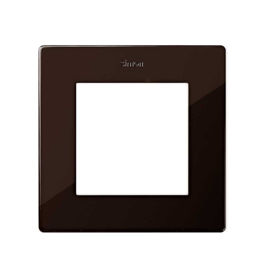 Frame for 1 element chocolate Simon 24 Harmonie