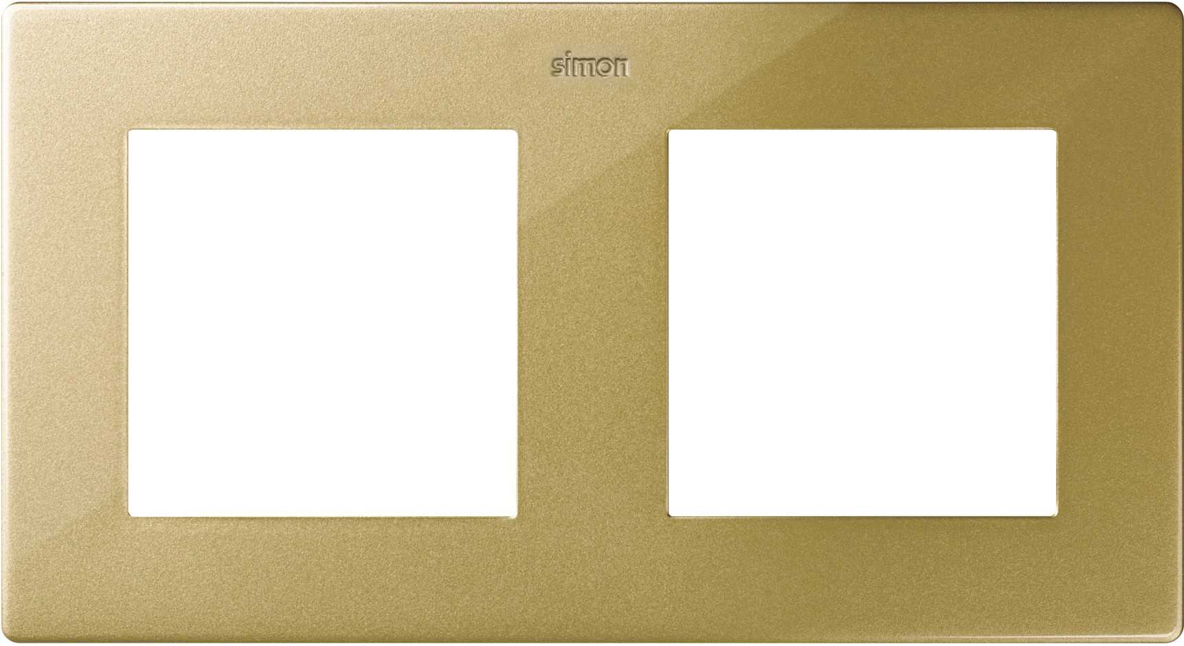 Frame for 2 elements gold Simon 24 Harmonie