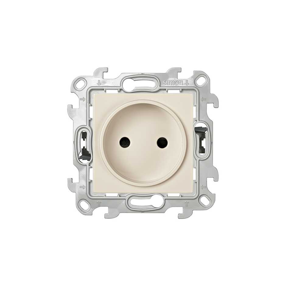 2P socket 16A 250V~ with fast terminal connection ivory Simon 24 Harmonie