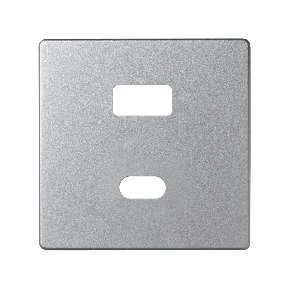 PLACA PARA CARGADOR USB A+C QUICKCHARGE ALUMINIO SIMON 82 DETAIL