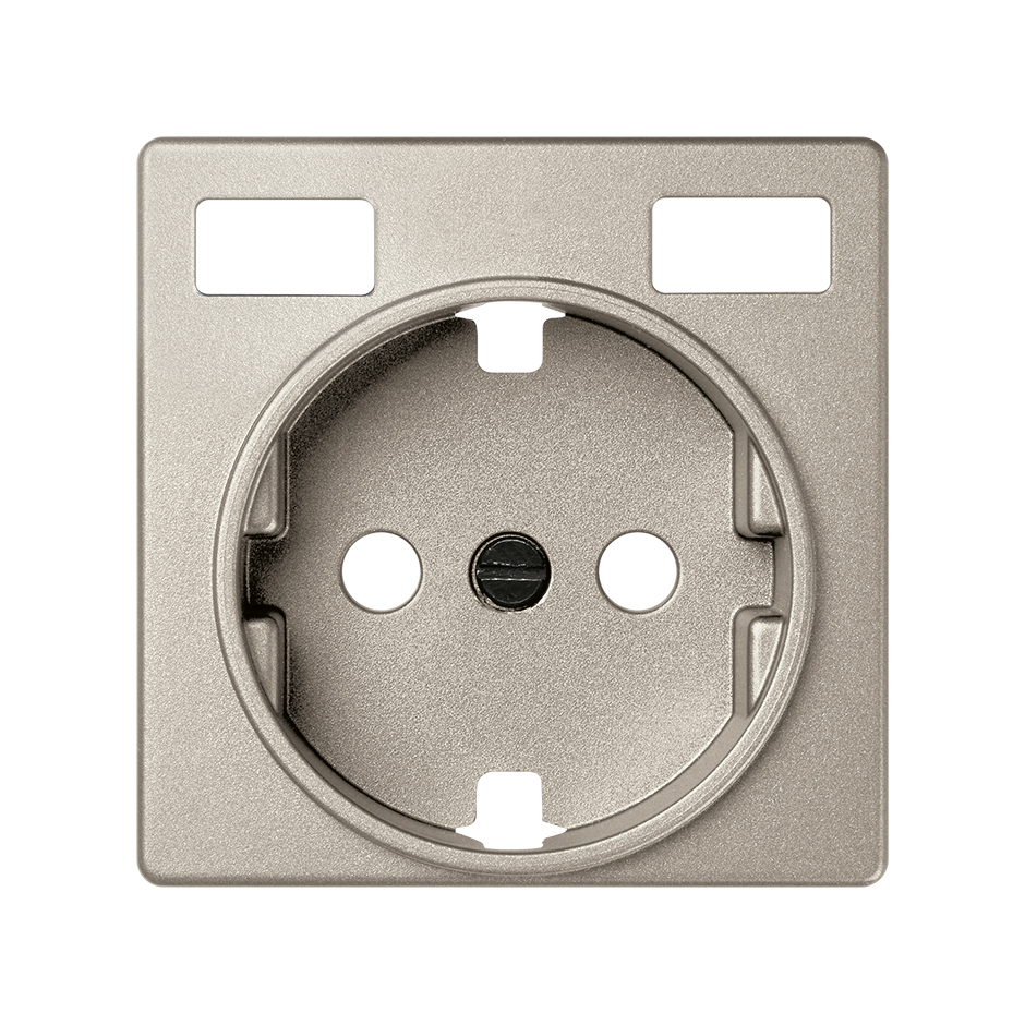 TAPA BASE ENCHUFE SCHUKO CON 2 USB C+C CAVA SIMON 82