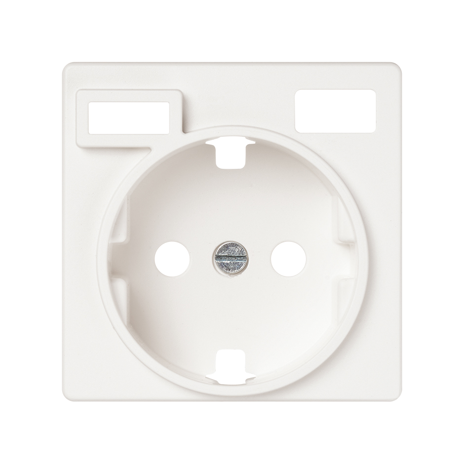 COVER FOR SCHUKO SOCKET BASE WITH 2 USB CHARGERS A + C 10.5W MATT WHITE SIMON 82 CONCEPT