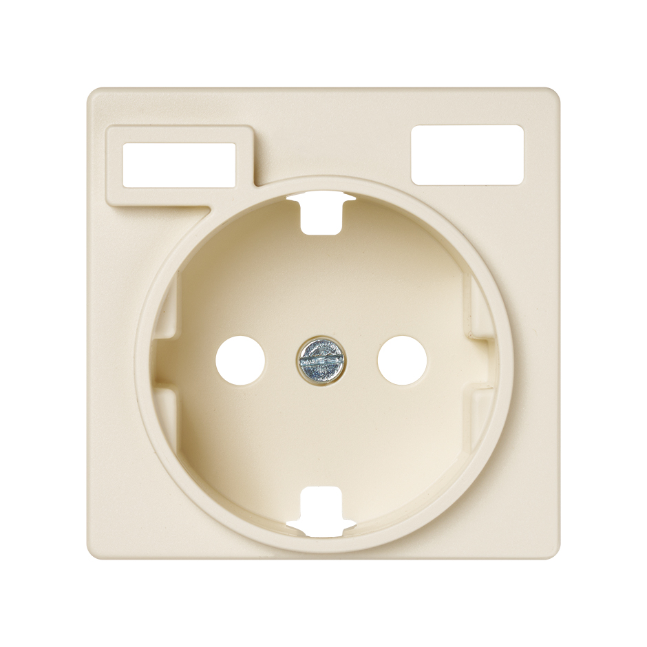 COVER FOR SCHUKO SOCKET BASE WITH 2 USB CHARGERS A + C 10.5W IVORY SIMON 82