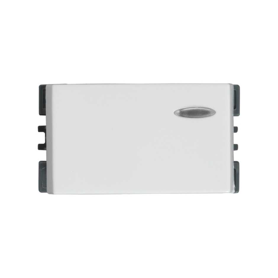 Interruptor de 3 vías con visor 16A 127V blanco Simon 25 Plus
