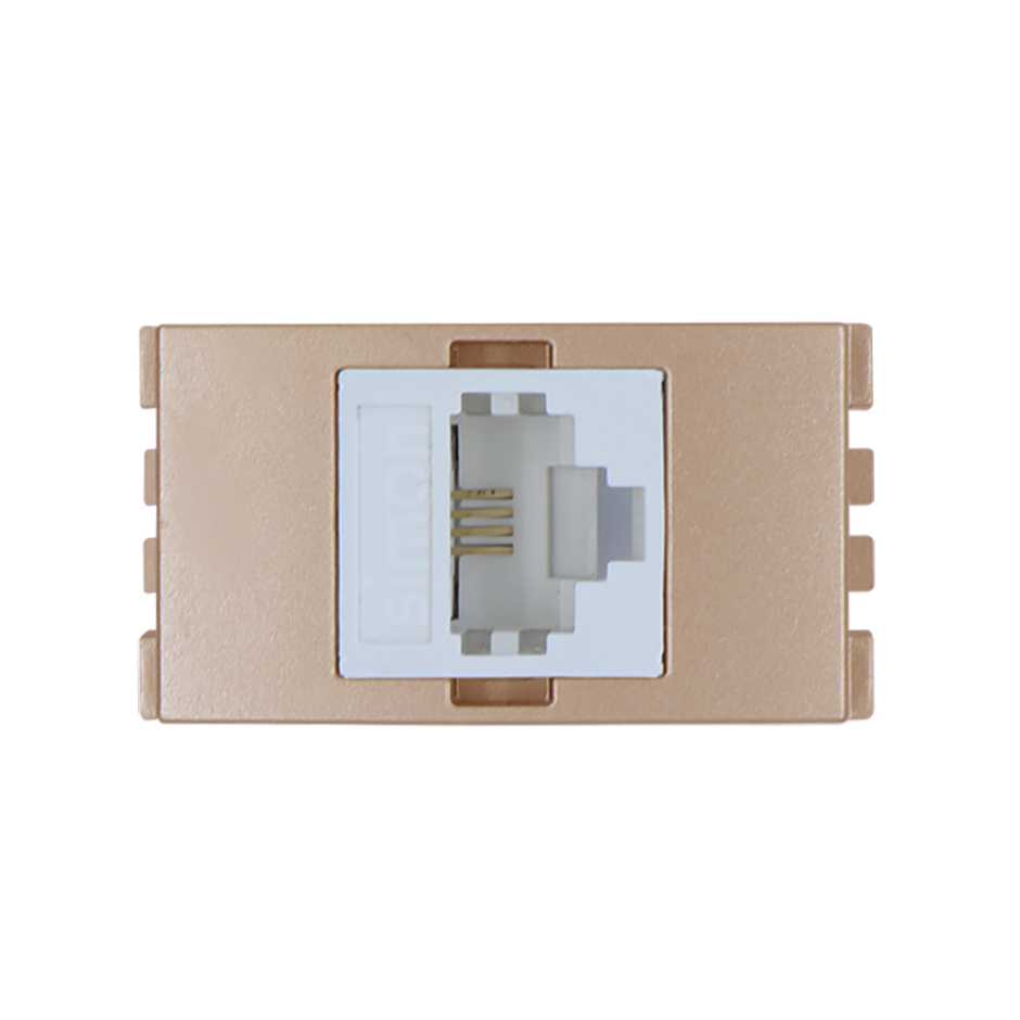 Toma informática RJ45 Cat 6E cava Simon 25 Plus