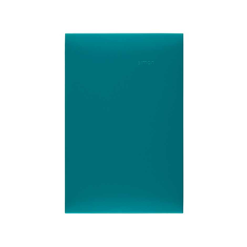 Placa ciega sin chasis verde aqua Simon 25 Plus