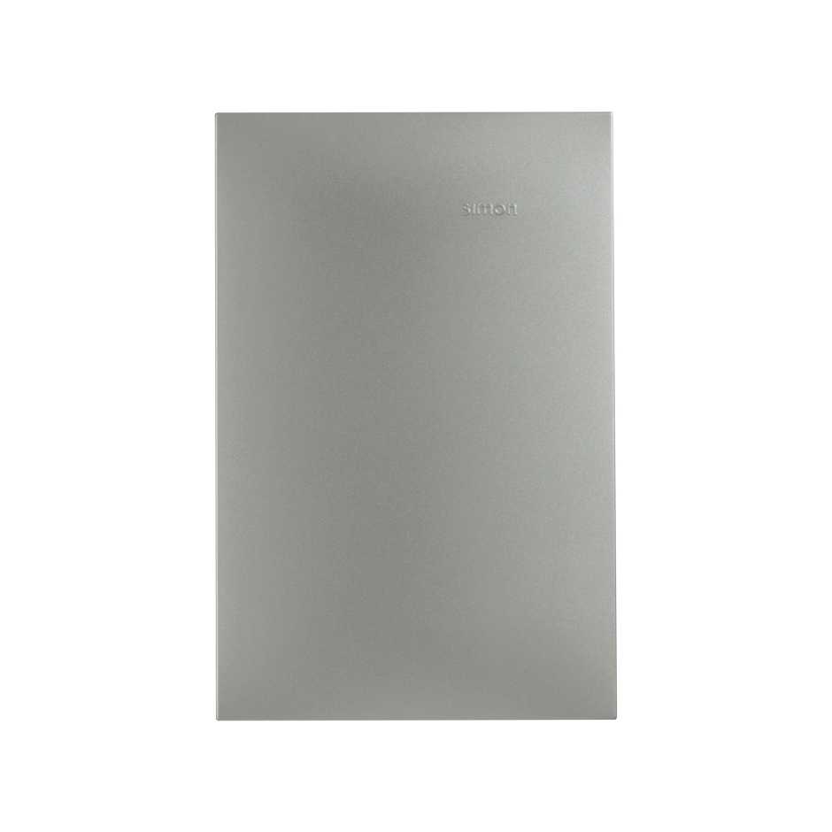Blind cover plate without chassis aluminum matte Simon 25 Plus